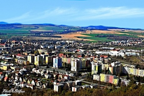 Pohled na město Krnov