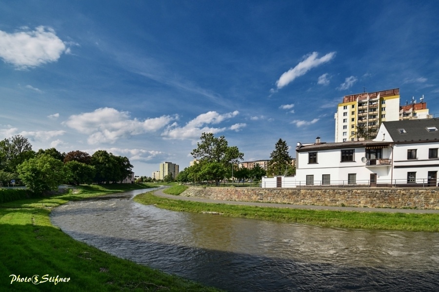 Řeka Opava 49.9432553N, 17.9063853E