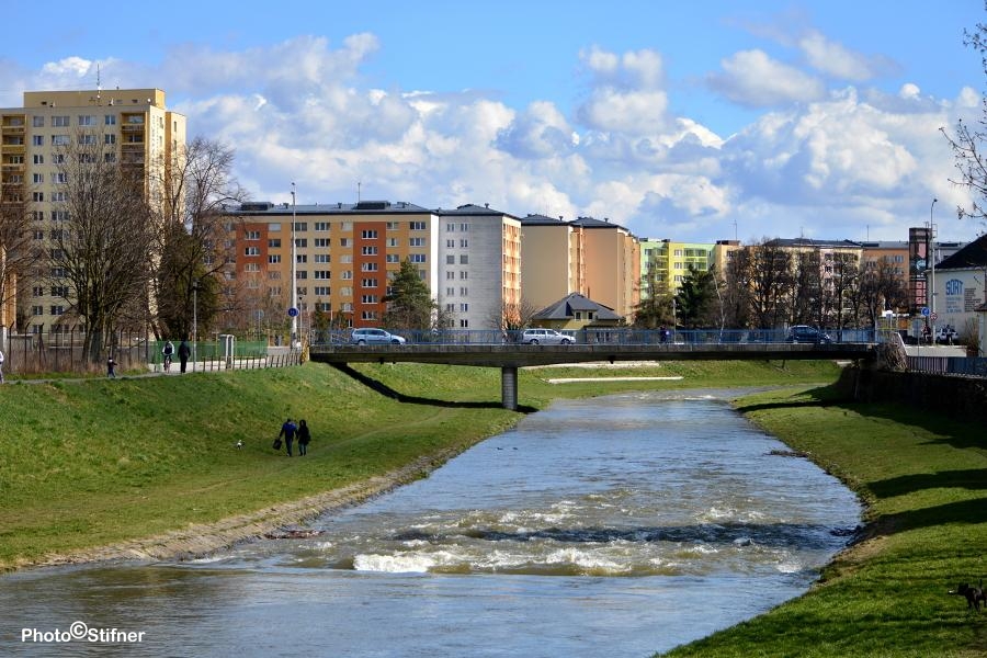 Most Pekařská a sídliště Kateřinky - GPS:49.9466567N, 17.9013956E