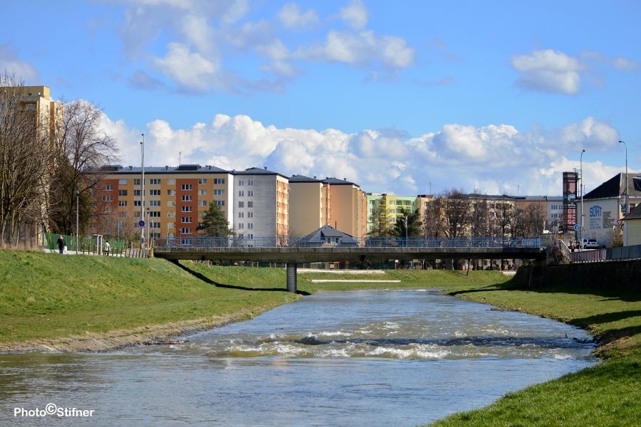 Most Pekařská a sídliště Kateřinky - GPS:49.9471192N, 17.9009019E